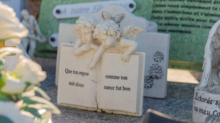 Plaque funéraire personnalisée Yzeure